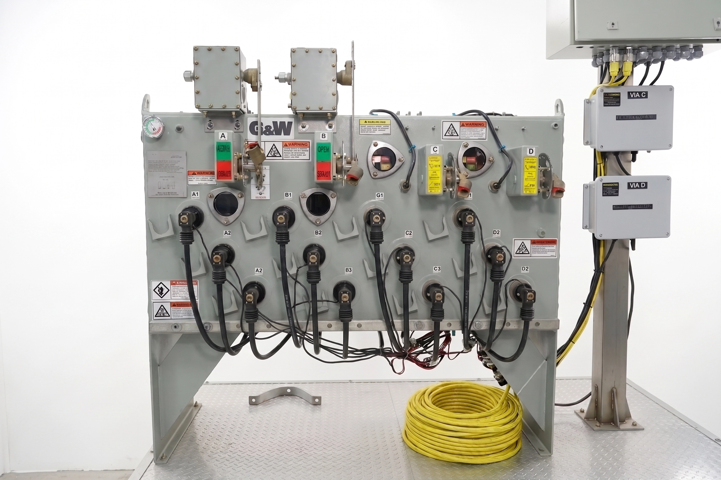 Seccionador de pedestal G&W con aislamiento en gas SF6